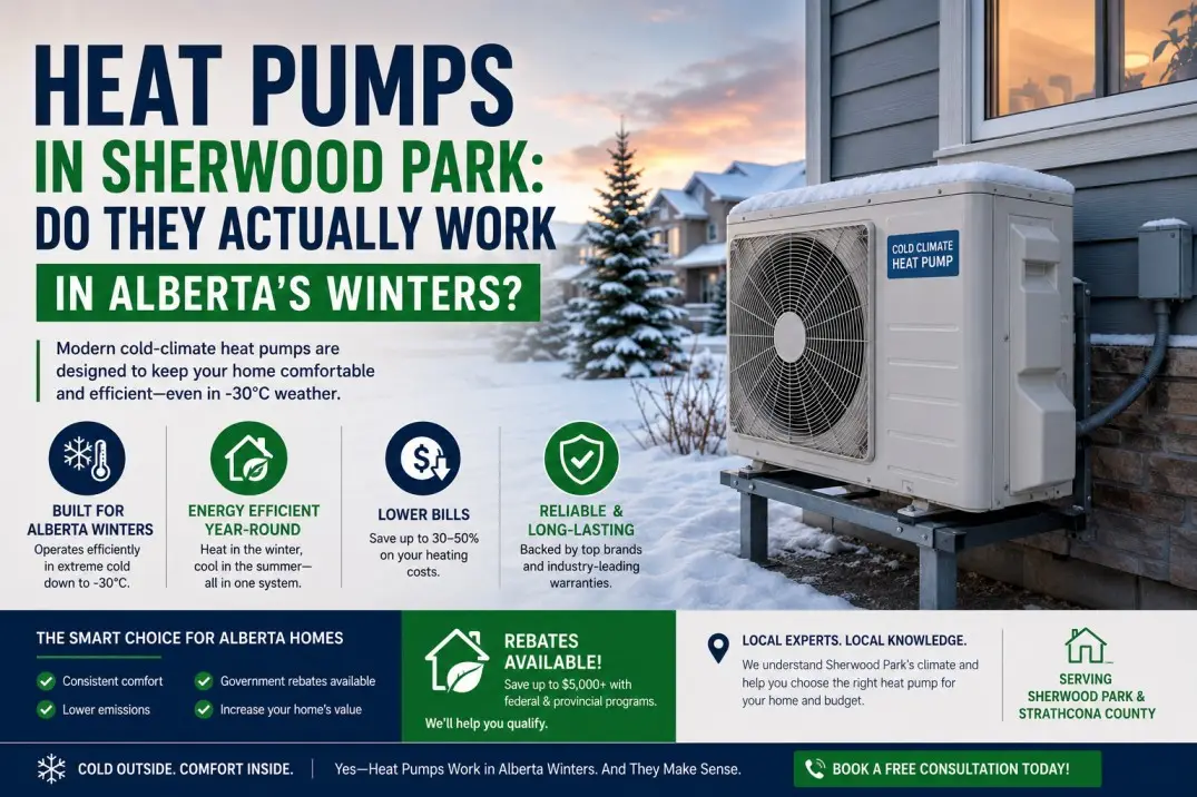 Heat Pumps in Sherwood Park: Do They Work in Alberta?