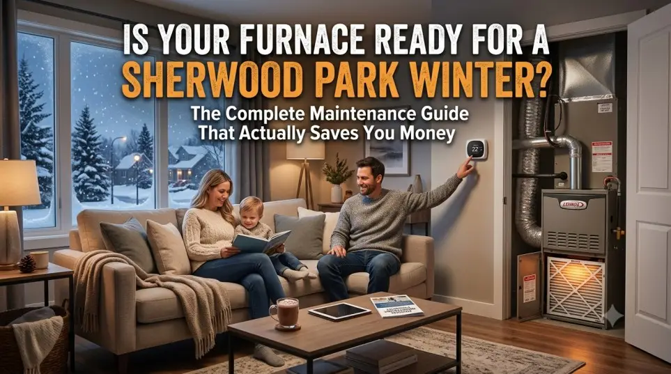 Furnace maintenance in Sherwood Park before winter prevents costly breakdowns at -30°C. This guide covers costs, checklists, warning signs, and when to call.