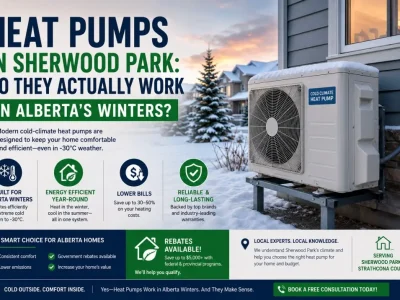Heat Pumps in Sherwood Park: Do They Work in Alberta?