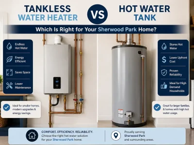 Tankless Water Heater vs Hot Water Tank: Alberta Guide