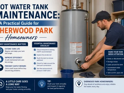 Hot Water Tank Maintenance: A Practical Guide for Sherwood Park Homeowners
